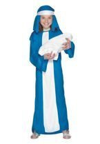 Kostium dziecięcy "Maryja" błękitna