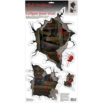 Nawiedzony dom - naklejki zabite dechy