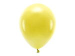Balony Eco 30cm pastel żółty ciemny 10 sztuk