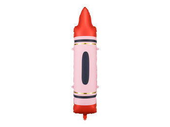 Balon foliowy 24" Kredka czerwona