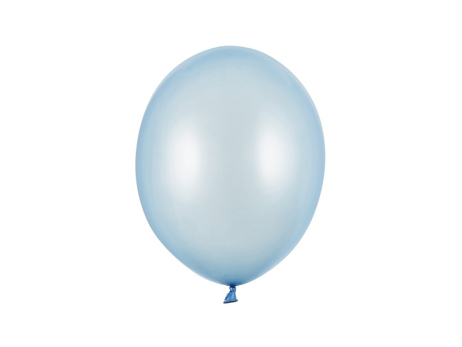 Balony Bel12 metalik błękitne BABY BLUE 10 sztuk