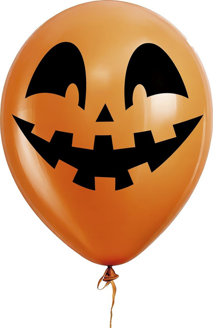 Balony 12" Dynia wydrążona, pomarańczowe 10 sztuk