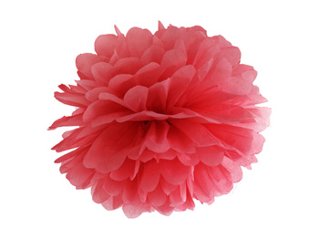 Pompon bibułowy 25cm - czerwony