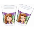 Jej Wysokość Zosia - Kubeczki plastikowe 8 sztuk