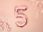 Balon foliowy 14" Pudrowy róż mini numer 5