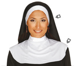 Zestaw zakonnica: Kołnierz + kornet