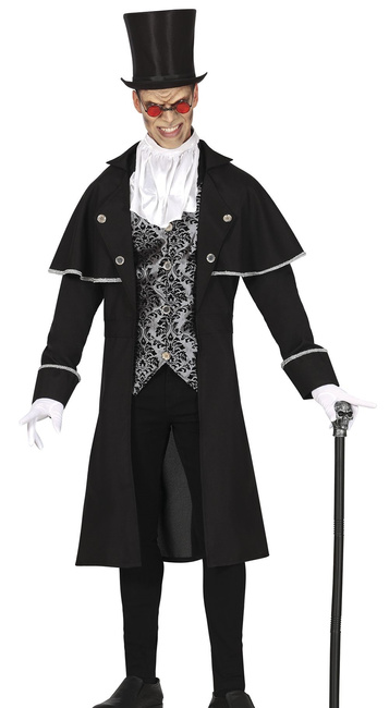 Kostium "Wampir" srebrny