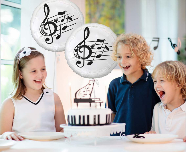Balon foliowy 18" Nuty muzyczne