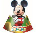 Playful Mickey urodziny czapeczki papier 6 sztuk