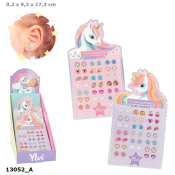 JEDNOROŻEC YLVI Kolczyki samoprzylepne 20 par