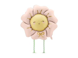 Balon foliowy 28" Chodzący Kwiatek różowy