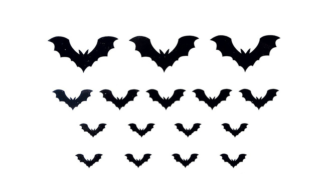 Tatuaż twarzy "Nietoperze"