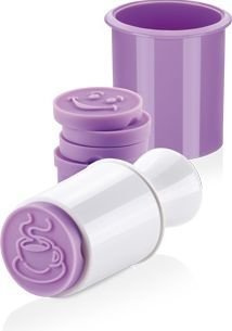 DELICIA - Wykrawacz do ciastek z pieczątkami IMPREZA 6 sztuk