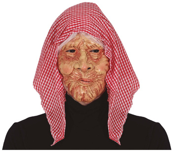 Maska lateksowa "Czarownica w chuście"