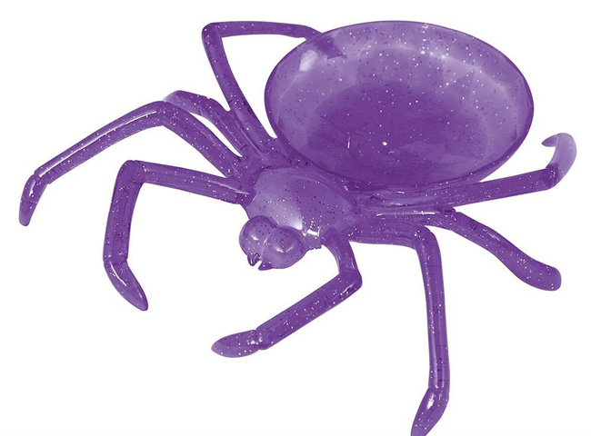 Talerz PAJĄK plastikowy fioletowy 1 sztuka