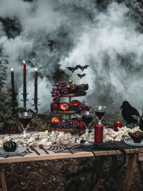 Nietoperze - Pikery na muffinki 6 sztuk