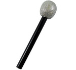 Mikrofon dyskotekowy - srebrny