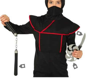 Broń ninja: nunczako, nóż, dysk