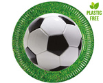 Piłka Nożna - Talerzyki papierowe 23cm 8 sztuk