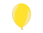 Balon Bel 14" metalik żółty YELLOW 1 sztuka