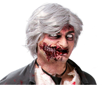 Peruka męska "Dziadek" siwa