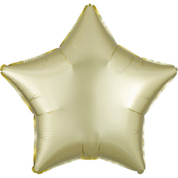 Balon foliowy 19" Gwiazdka Satin - żółta