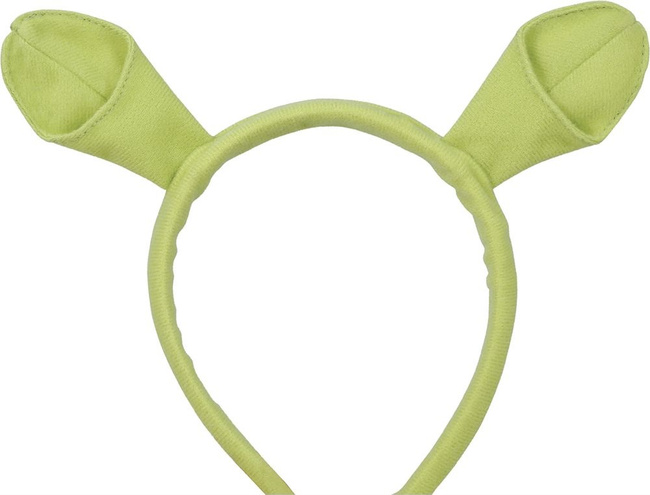 Opaska "Uszy Shreka" zielone