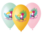 Hawaje - Balony gumowe 13" Tukan 5 sztuk