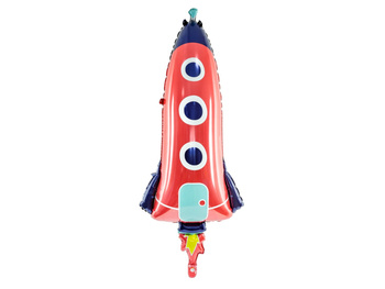 Balon foliowy 32" Rakieta czerwona