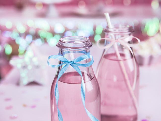 Tasiemka satynowa 0,6cm 25m błękitna