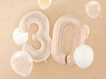 Balon foliowy 28" beżowy numer 3