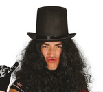 Cylinder czarny - wysoki 17cm