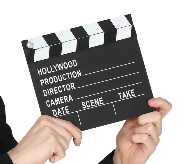 Akcesoria Hollywood: klaps filmowy