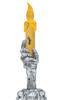 Świecznik "Dłoń z czaszkami" - 1 świeca