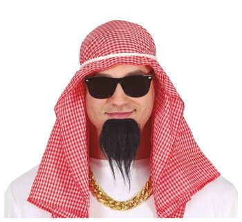 Zestaw Arab: Chusta, okulary, broda