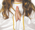 Kostium dziecięcy "Aniołek" sukienka, skrzydełka