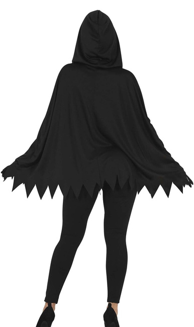 Ponczo z kapturem "Szkielet"