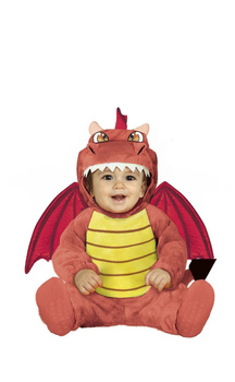 Kostium malucha "Smoczek" czerwony