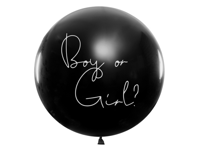 Balon mega kula 1m Gender Reveal - Chłopiec