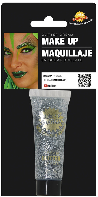 Brokat w tubce 20ml - srebrny