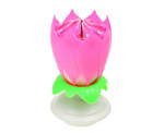 Świeczka Grająco - Tańcząca Różowa