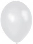 Balony Bel 14" metalik biały perłowy 100 sztuk