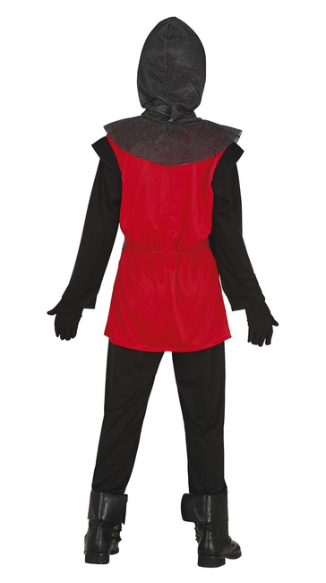 Kostium dziecięcy "Rycerz" czerwono/czarny