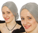 Peruka "Starsza Pani z koczkiem" siwa