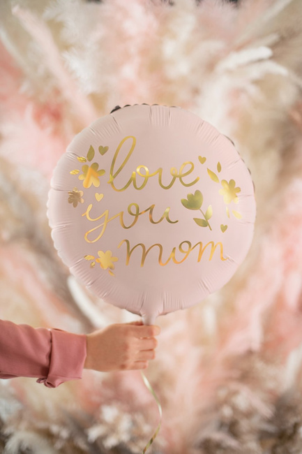 Balon foliowy 18" Love You Mom - dla Mamy