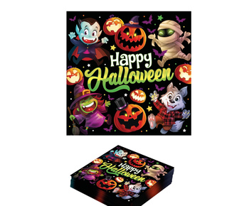 Monster - Serwetki 33cm Happy Halloween 20 sztuk