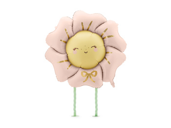 Balon foliowy 28" Chodzący Kwiatek różowy