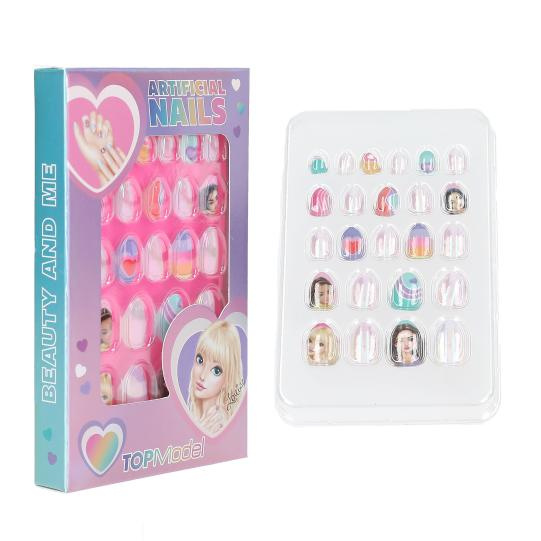 Top Model BEAUTY Sztuczne paznokcie owalne 24 sztuki