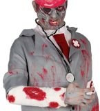 Charakteryzacja - opatrunek gips z raną 32cm