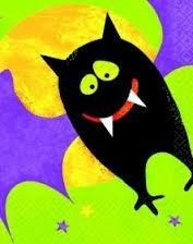 Nietoperz - obrus papierowy 139 x 259 cm